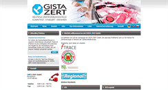 Desktop Screenshot of gistazert.de