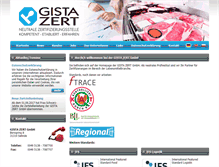 Tablet Screenshot of gistazert.de